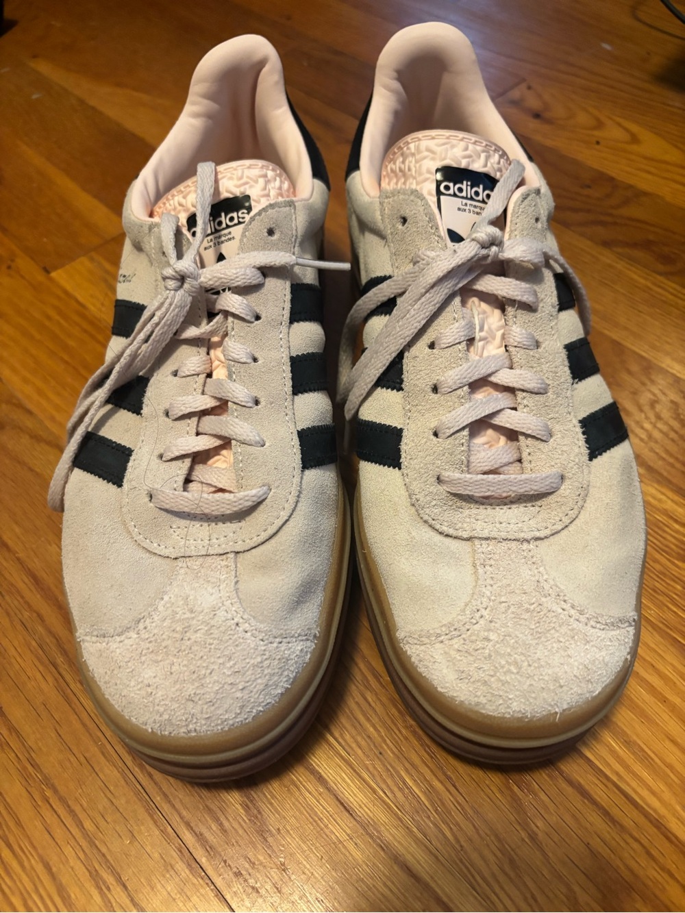adidas Gazelle Bold Wonder Quartz Black Gum Shoes